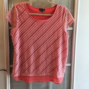 Coral Short Sleeve The Limited Top SZ L